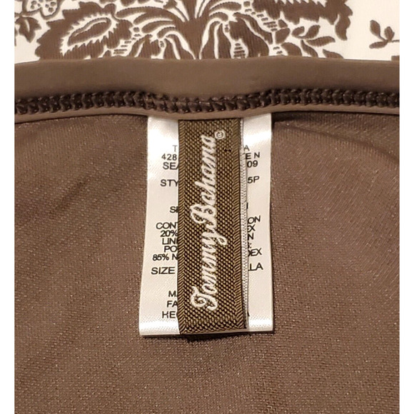 Tommy Bahama Swimsuit Halter One Piece Floral Ruched Stretch Beach Women's Sz 4 - Picture 3 of 4